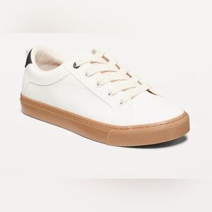 Old Navy Faux-Leather Gender Neutral Lace Up Sneakers
